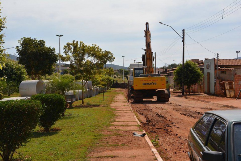 Obras em Barro Alto a todo vapor: melhor qualidade de vida