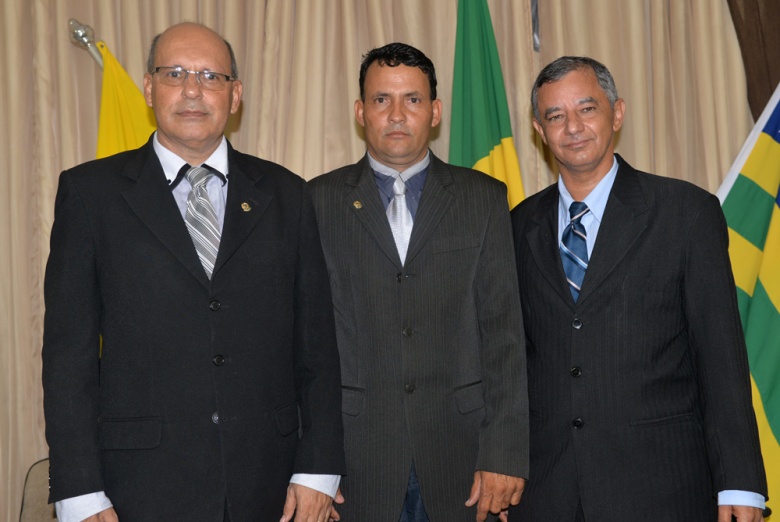 Membros da CP: Jony Lúcio (presidente), Osmar (relator) e Adair (membro)
