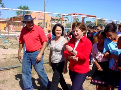 Emilson (esposo da prefeita), Cristina e a senadora Lúcia Vânia