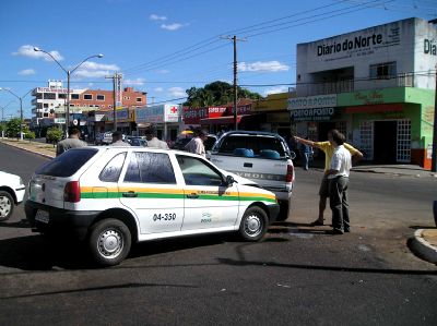 Mais um acidente em frente à sede do Diário do Norte em Porangatu