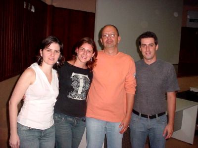 Luciana, Tatiana, Marco Aurélio e Alan, da Votorantim Metais