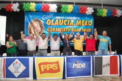 Gláucia Melo conta com o apoio do governador Marconi Perillo para manter o PSDB no comando