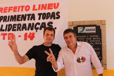 Joaquim e Ival representam a base do prefeito Lineu Olímpio
