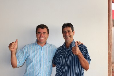 Oripão com o seu novo candidato a vice-prefeito Nelito Rodrigues