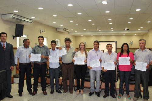 Ana Maria e vereadores eleitos em Guarinos também receberam os seus diplomas da Justiça Eleitoral
