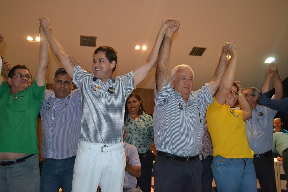 Robson Tavares e o prefeito Jalles Fontoura: dobradinha que se repete em Goianésia para ficar no poder