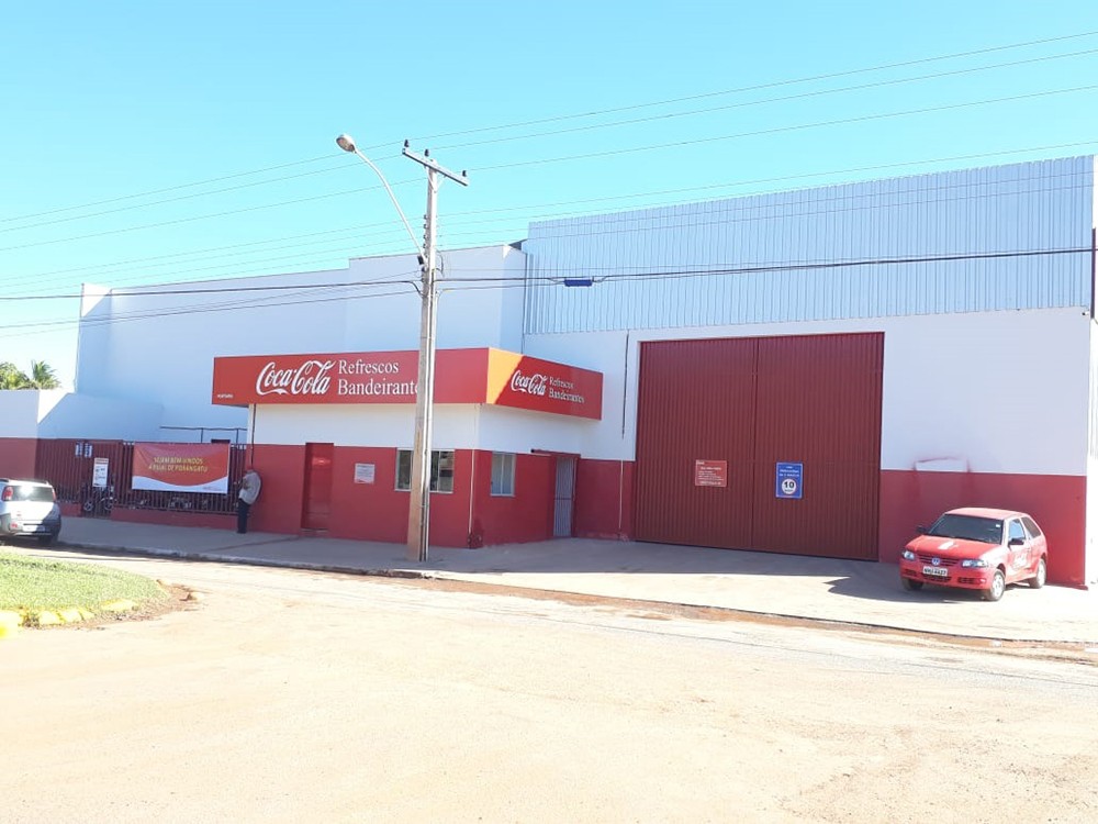 Centro de Distribuição da Refrescos Bandeirantes/Coca-Cola em Porangatu: investimento de R$ 3,5 milhões