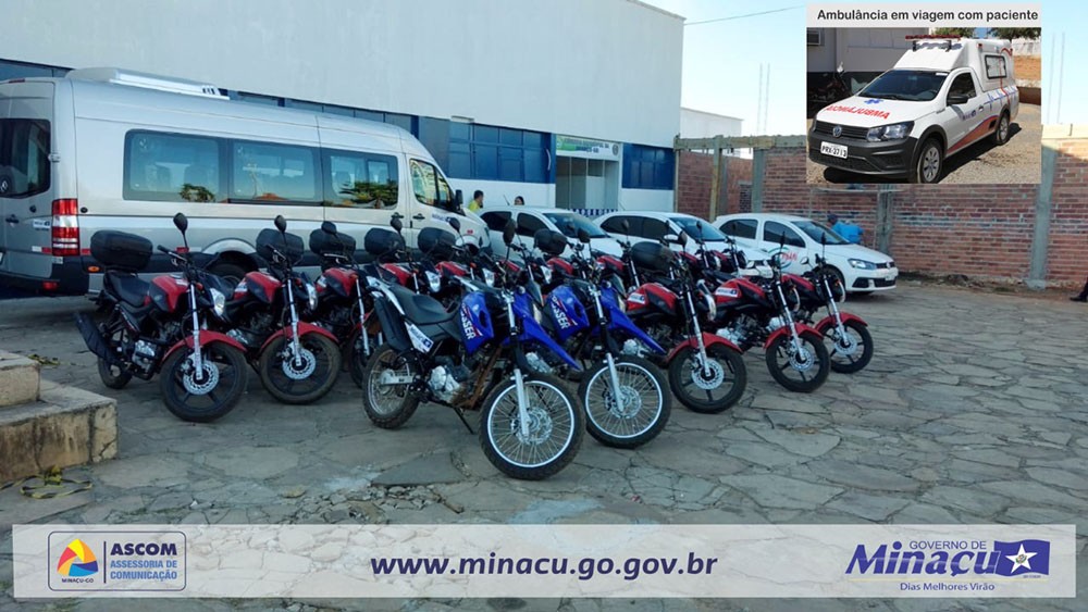 Foco da atual gestão em Minaçu é promover economia. Na imagem fotos compradas com recursos próprios