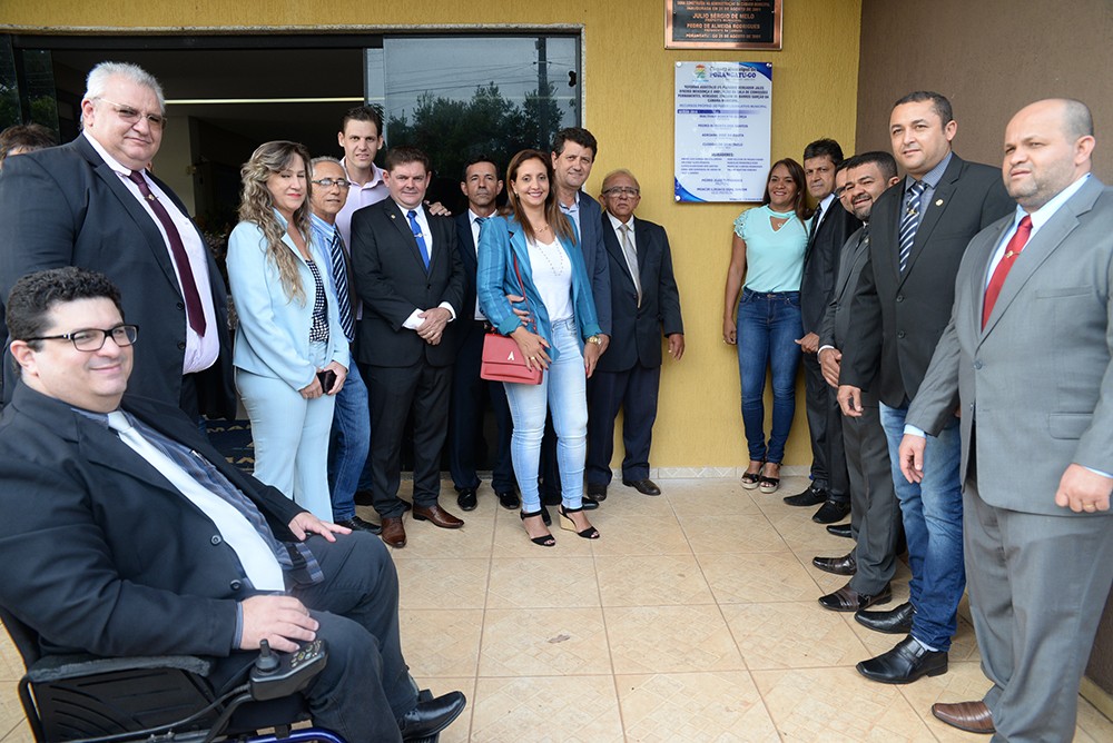Inauguração das obras de ampliação e de mudaças na sede do Legislativo de Porangatu sob o comando do vereador Waltham Glória