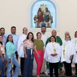 Missa para o Dia dos Pais e também para os 27 anos da cidade