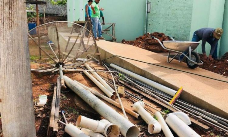 Unidade de Saúde está sendo completamente reformada