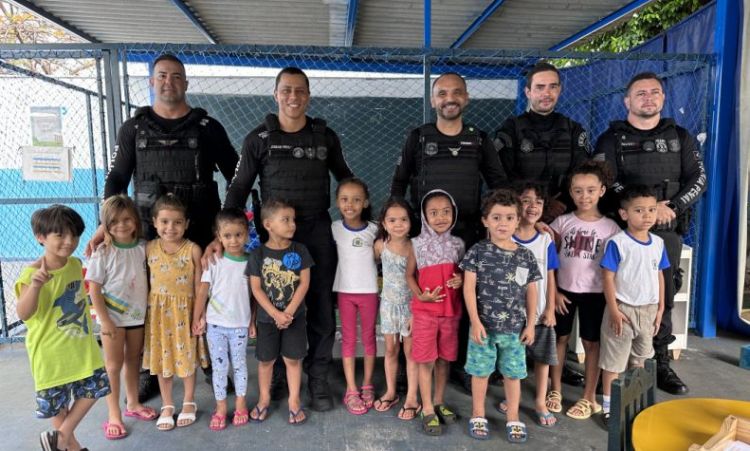 DGAP com crianças de Cmei localizado no Jardim América
