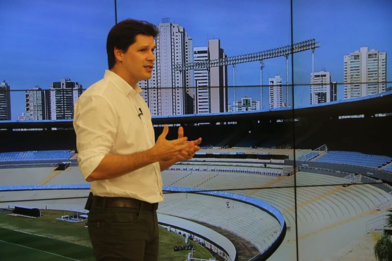 Daniel Vilela coordena o Grupo de Trabalho responsável pela ampla reforma e modernização do Estádio Serra Dourada