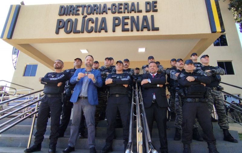 Políciais penais de Goiás foram homenageados pelo ajuda humanitária no Rio Grande do Sul