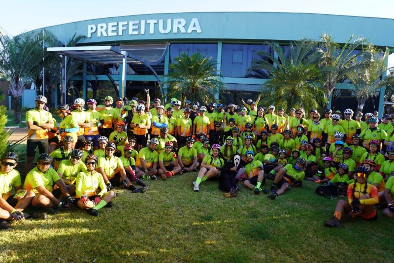 Galera que participou do Desafio Pedal da Siriema em 2024: inscrições abertas para evento desse ano