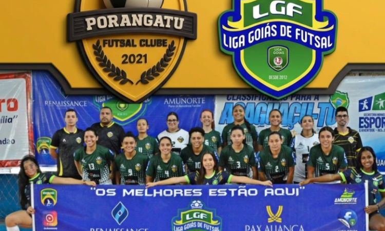 Porangatu feminino busca título inédito da Liga Goiás de Futsal