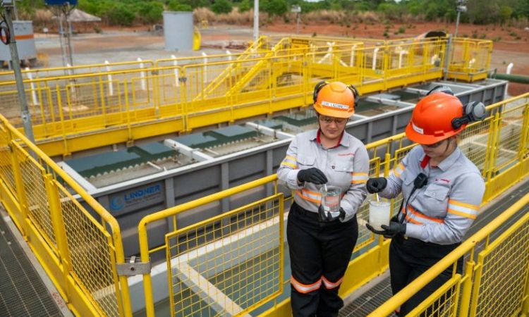 Lundin Mining reutiliza 75% da água empregada no processamento mineral em Goiás