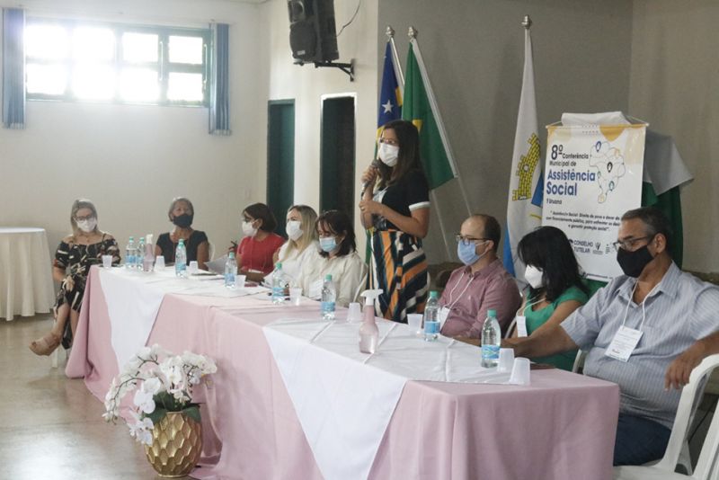 Primeira-dama Jubia discursa e destaca pontos positivos da ação: para melhorar os atendimentos em Uruana