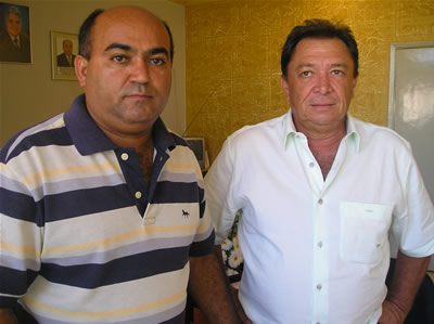 O prefeito Adailton do Amaral e o diretor da Bionorte Wagner Calicchio de Campos: novos investimentos