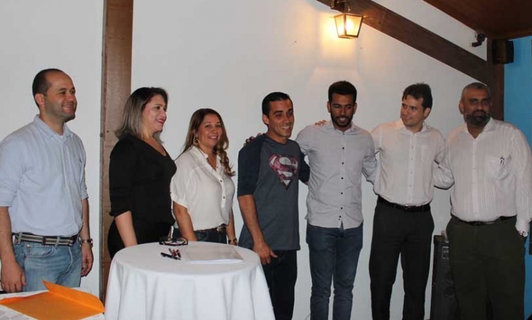 Glauber, Denize, Ana Maria, SÃ¡vio e os parceiros da AssociaÃ§Ã£o Comercial: novas possibilidades comerciais