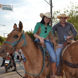 Festa do aniversÃ¡rio do municÃ­pio contou com a realizaÃ§Ã£o de uma cavalgada, uma das marcas da festa de aniversÃ¡rio da cidade de SÃ£o PatrÃ­cio