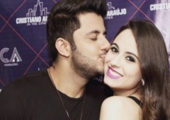Cristiano Araújo e a namorada Allana Morais