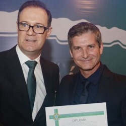 Juiz Liciomar na diplomaÃ§Ã£o do prefeito eleito de JaraguÃ¡ Zilomar