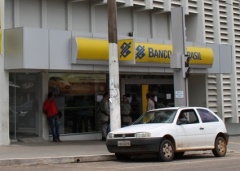 Fachada do Banco do Brasil em Uruaçu