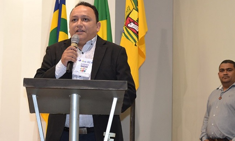 SecretÃ¡rio de SÃ¡ude, Fleury, fala durante abertura de evento em Ceres