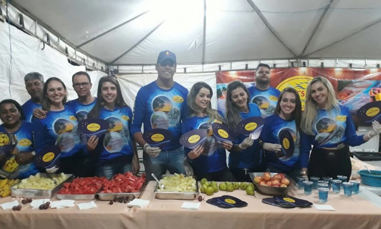 EspaÃ§o para atender os romeiros que visitaram o santuÃ¡rio do MuquÃ©m