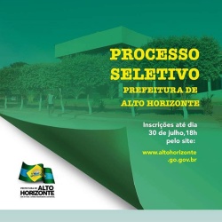 Processo seletivo aberto para contrataÃ§Ã£o de trabalhadores na cidade
