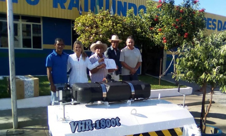 Equipamento chega para ajudar na limpeza das ruas de Sta. Terezinha
