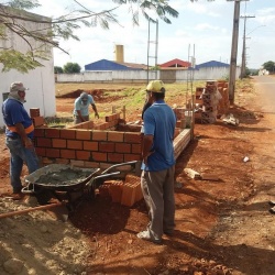 SecretÃ¡ria Dorcas acompanha o inÃ­cio das obras na cidade de Rialma