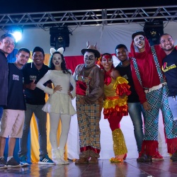 Artistas que participam do festival das artes cÃªnicas na regiÃ£o: o teatro ao alcance de toda a comunidade