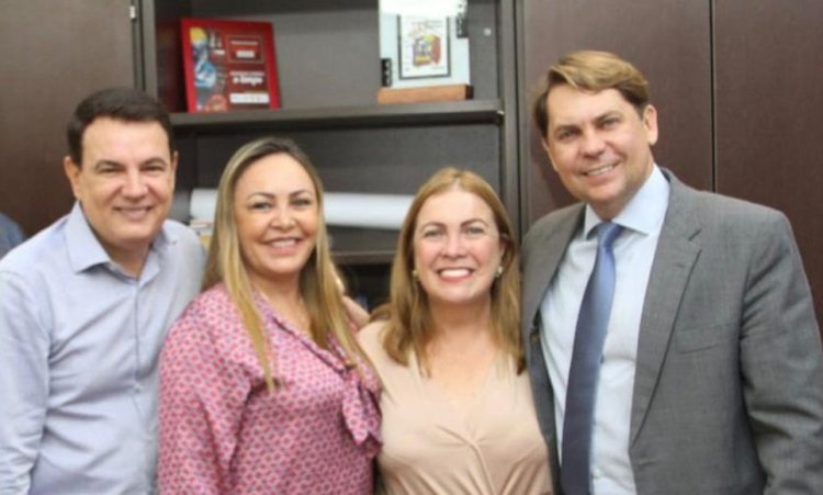 CÃ¡ssio, primeira-dama Divina, secretÃ¡ria FÃ¡tima e Bruno Peixoto