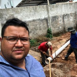 Prefeito PlÃ­nio Paiva fez questÃ£o de acompanhar a execuÃ§Ã£o das obras