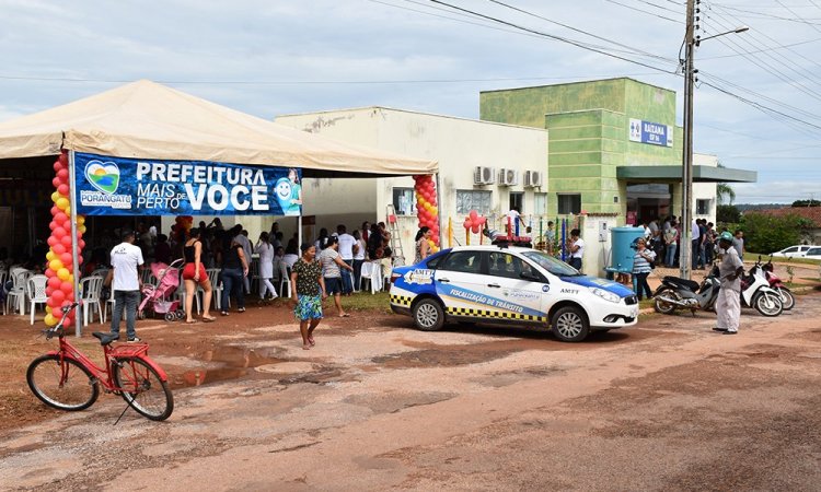 Raizama, em Porangatu, recebe aÃ§Ãµes do programa Prefeitura Perto de VocÃª