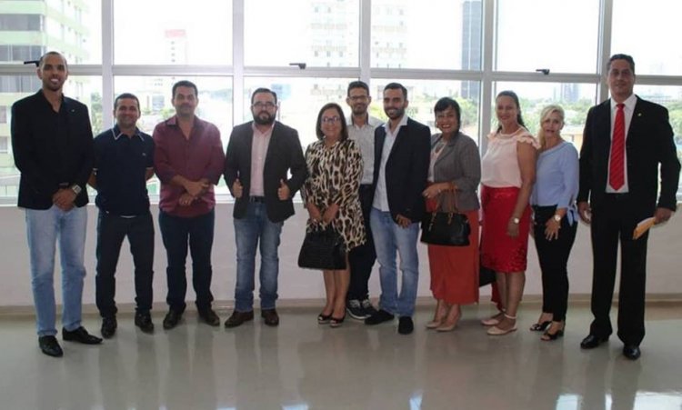 Prefeito Fred e o vereador Paulinelly lideram comitiva em busca de recursos em GoiÃ¢nia