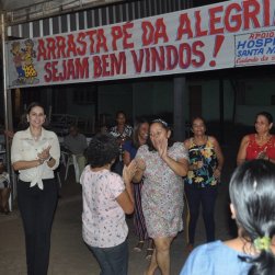 Primeira-dama Juliana Campos participou ativamente do primeiro forrÃ³