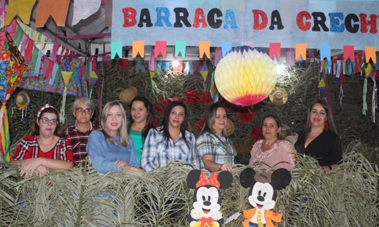 Comunidade de Ipiranga de GoiÃ¡s participou ativamente da festa junina na cidade: muita alegria e diversÃ£o
