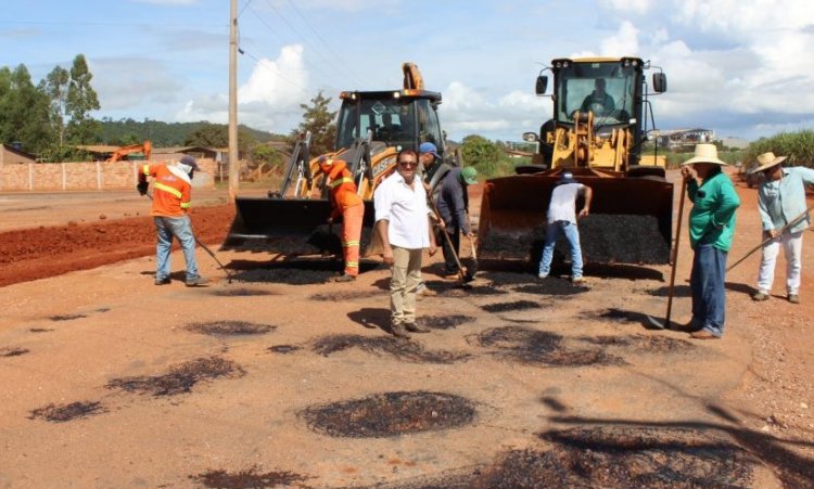 Prefeito Ziquinho acompanha de perto a recuperaÃ§Ã£o de rodovia
