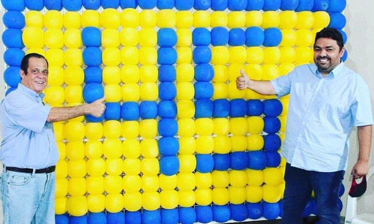 Carlos LerÃ©ia e o seu vice Ian do Samina: experiÃªncia colocada Ã  prova em mais uma campanha na cidade