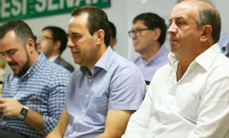 Gustavo, Veter e o atual vice Vilmar: rompimento nÃ£o estava nos planos