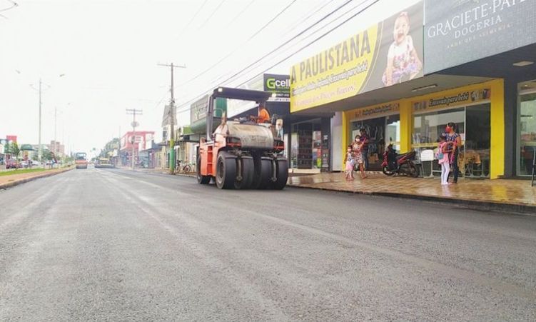 Recapeamento da Avenida Federal agora a todo vapor em Porangatu