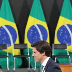 Daniel Vilela participou da posse da ministra do Planejamento, Simone Tebet