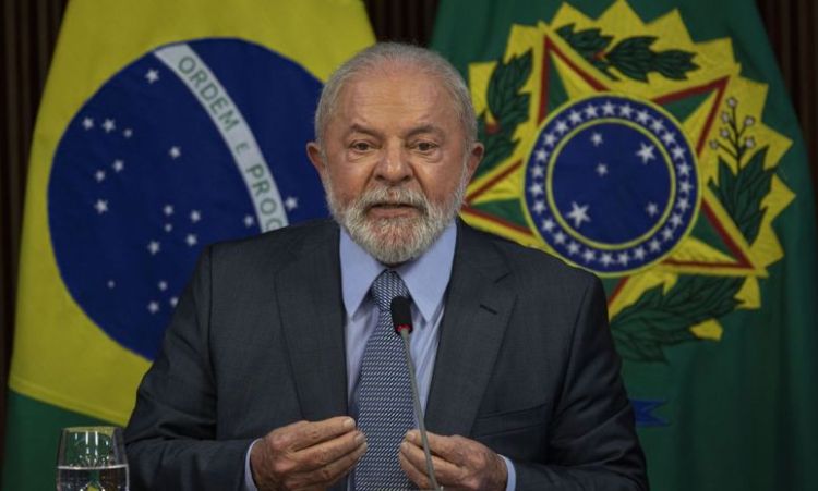 Presidente Lula no seu terceiro mandato à frente do Brasil