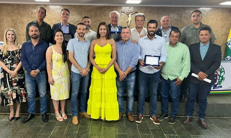 Noite de homenagens na Câmara Municipal de Rubiataba