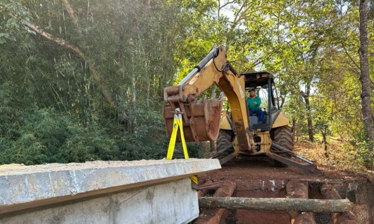 Ponte de concreto garante mais segurança e trafegabilidade